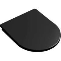 Сиденье для унитаза Grossman 49GR55BMS с микролифтом, черный матовый