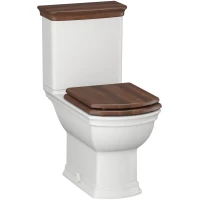 Унитаз-компакт Opadiris Риспекто OS39724N с сиденьем микролифт, белый/светлый орех