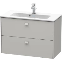 Тумба бетонно-серый матовый 82 см Duravit Brioso BR411100707