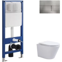 Комплект подвесной унитаз Sintesi Essler SIN-TS-SLR-181 + система инсталляции Sintesi SIN-CCI-SMP-101 + SIN-FB-DSS-507