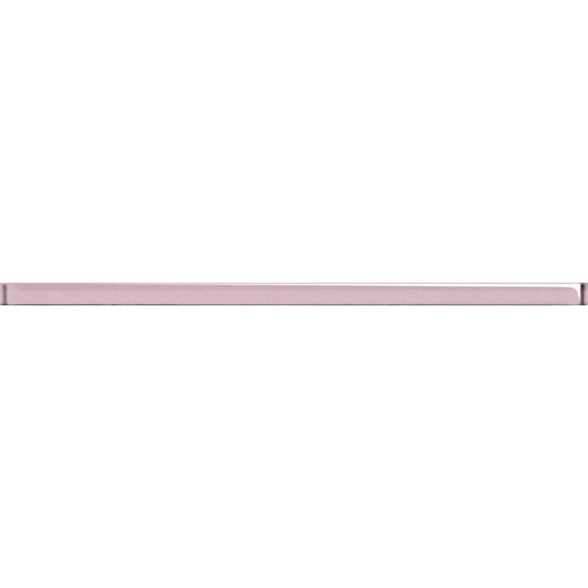 Бордюр Cersanit Universal Glass UG1U071 розовый 3x75
