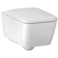 Унитаз подвесной Geberit iCon Square 201950000 безободковый, белый