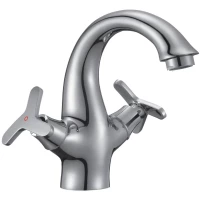 Смеситель для раковины без донного клапана Rossinka RS40 RS40-61