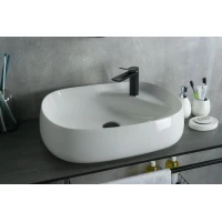 Раковина-чаша GID N9048 59x46 см, накладная, белый