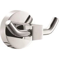 Крючок Azario Nessy AZ-73105 двойной, для ванны, хром 