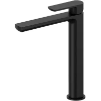 Смеситель для раковины Newform Haka 72015.01.093 без донного клапана, черный матовый