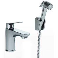 Смеситель для раковины без донного клапана с гигиеническим душем Paini Laguna LACR205/574