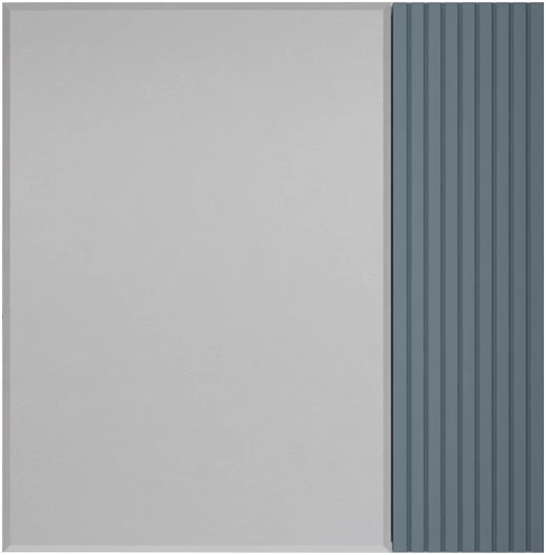 Зеркальный шкаф 70x71 см графит матовый/белый матовый L/R Style Line Стокгольм ЛС-00002323