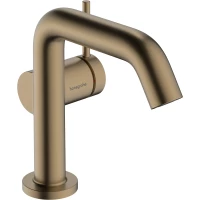 Смеситель для раковины Hansgrohe Tecturis S 73321140 CoolStart, без донного клапана, бронза