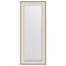 Зеркало 54x134 см белая кожа с хромом Evoform Exclusive BY 7454 - 1