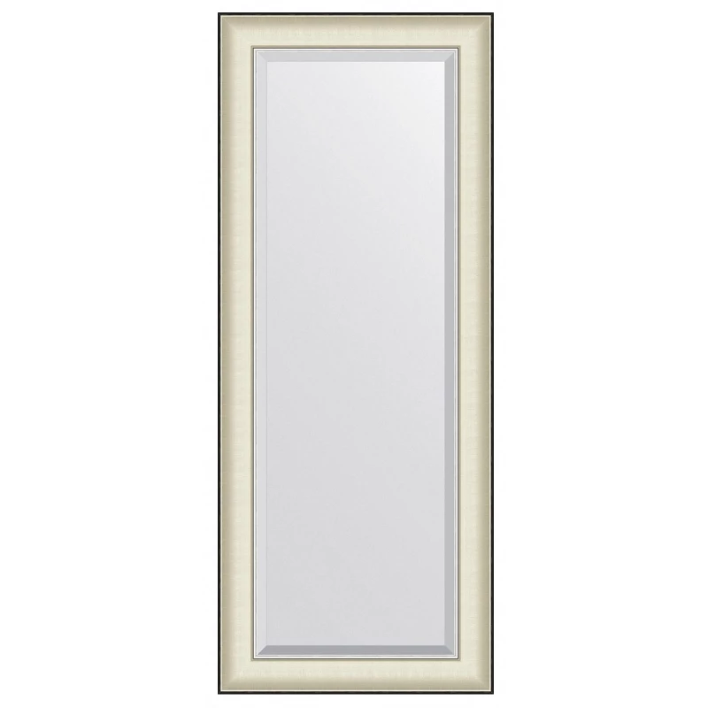 Зеркало 54x134 см белая кожа с хромом Evoform Exclusive BY 7454