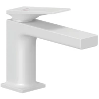 Смеситель для раковины Kludi Decus 542675375 CoolStart, с донным клапаном, белый матовый