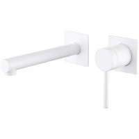 Смеситель для раковины Abber Emotion AF8812W встраиваемый, белый матовый