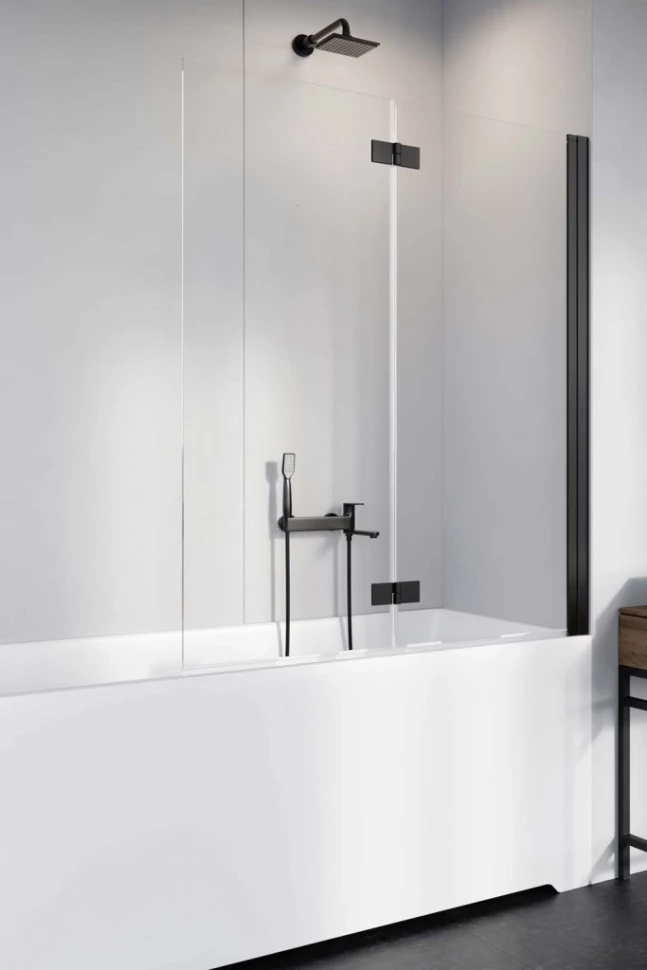 

Шторка для ванны Radaway Nes Black PND I 130 Right 10010130-54-01R прозрачное