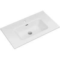 Раковина Brevita Руби B-RUB080-01 81x46 см, накладная, белый