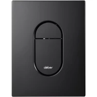 Кнопка смыва Abber AC0124MB для инсталляции, черный матовый