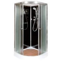 Душевая кабина 90x90x220 см Deto B09SBLACK матовое