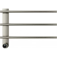 Полотенцесушитель электрический AQUAme AQM3113BN 422,5x520,5, МЭМ левый, никель матовый