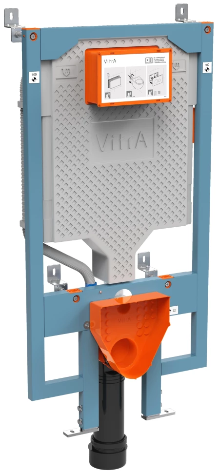 Монтажный элемент для подвесного унитаза Vitra VPro 765-5800-01 монтажный элемент для подвесного унитаза vitra uno 730 5800 01exp