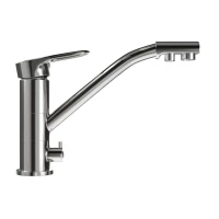 Смеситель для кухни с подключением к фильтру Ulgran хром U-010-346