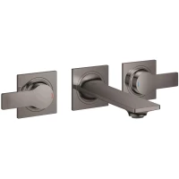 Смеситель для раковины Grohe Allure 20189A02 встраиваемый, без донного клапана, темный графит глянец