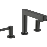Смеситель для раковины Hansgrohe Finoris 76033340 с донным клапаном, черный хром матовый