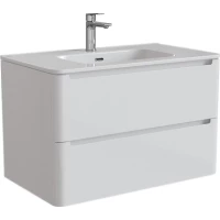 Тумба с раковиной белый глянец 82 см IDDIS Edifice EDI80W0i95K