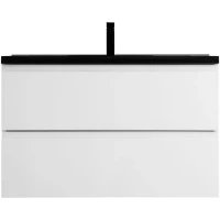 Тумба под раковину Art&Max Bianchi AM-Bianchi-900-2C-SO-BL 90 см, подвесная, белый глянец