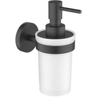 Дозатор для жидкого мыла Schein Kahlo 9138MB настенный, черный матовый