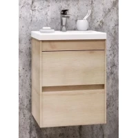 Тумба под раковину Art&Max Family FAMILY-400-2C-SO-PB 39,6 см, подвесная, белая сосна