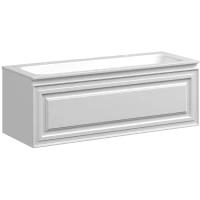 Тумба с раковиной белый матовый 121 см Sancos Very VR120W + CN7016