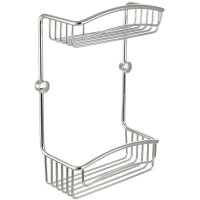 Полка для ванной Migliore 22039 21,2 см, двойная, хром