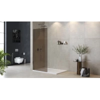 Неподвижная перегородка 80 см Cezares LIBERTA-L-1-TB-80-BR-Cr бронза