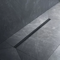 Душевой трап (лоток) Am.Pm MasterFlow W01SC-S11-060-05BM 59,3 см, с решеткой, щелевой, черный матовый