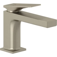 Смеситель для раковины Kludi Decus 54266N575 с донным клапаном, никель матовый