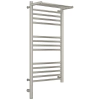 Полотенцесушитель электрический 800x400 сатин МЭМ левый Сунержа Богема с полкой 3.0 071-5806-8040