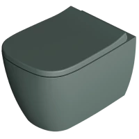 Унитаз подвесной Alice Wunder 45000139 безободковый, торнадо, зеленый матовый