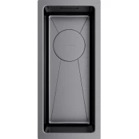Кухонная мойка Omoikiri Taki 20-U/IF-GM 4973105 20x44 см, вороненая сталь