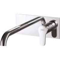 Смеситель для раковины D&K Rhein.Marx DA1394401 встраиваемый, хром