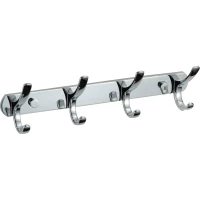 Планка с крючками Savol S-004254 для ванны, хром