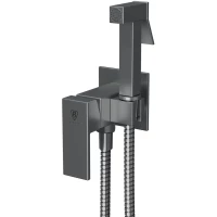 Гигиенический душ Rush Thira TR3635-99Grey со смесителем, серый графит