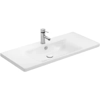 Раковина Misty Soft 13100-KL 101x45,5 см, накладная, подвесная, белый