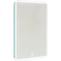Зеркальный шкаф 45,5x85,5 см бирюзовый бриз R Jorno Pastel Pas.03.46/BL