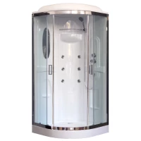 Душевая кабина 90x90x217 см Royal Bath RB90HK2-T-CH прозрачное