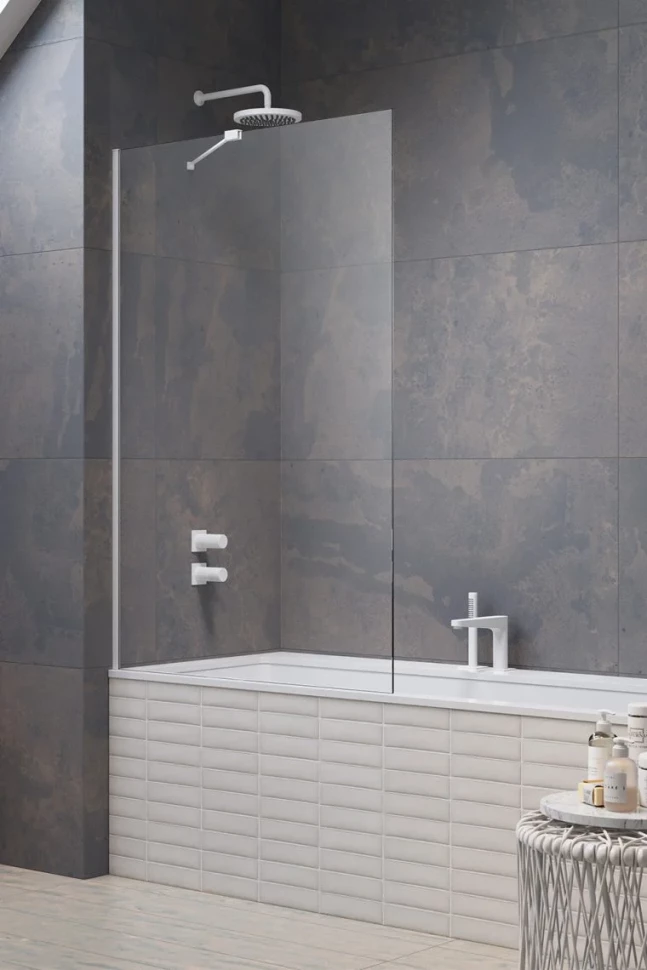 

Шторка для ванны Radaway Modo New White PNJ II 90 10006090-04-01 прозрачное