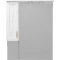 Зеркальный шкаф 78,1x100 см белый матовый L Misty Амбра П-Амб0280-0322ЯЛ - 1