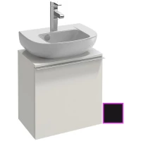 Тумба черный глянец 45,2 см шарниры слева Jacob Delafon Odeon Up EB999G-274