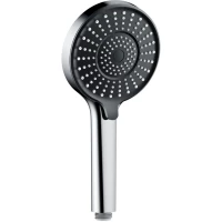 Душевая лейка Santek Невио WH5B10024CN01 120 мм, 3 режима, хром/черный