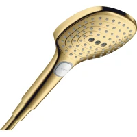 Душевая лейка Hansgrohe Raindance Select E 28728990 120 мм, 3 режима, золотой
