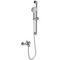 Смеситель для ванны Wonzon & Woghand Alfa WW-AE3205-CR с душевым гарнитуром, хром
